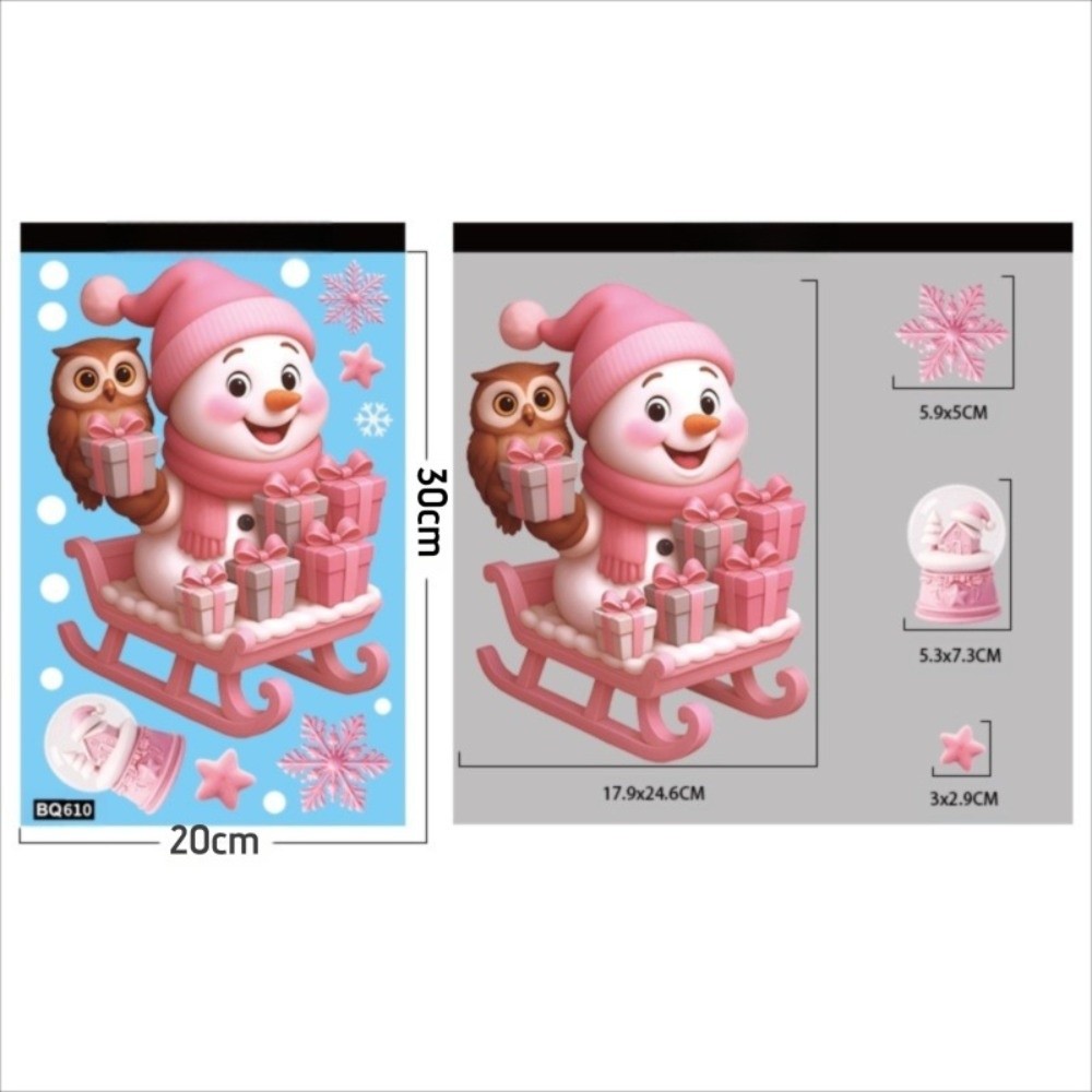Verwijderbare PVC raamstickers - Snowflake Window Decal recensie en prijs