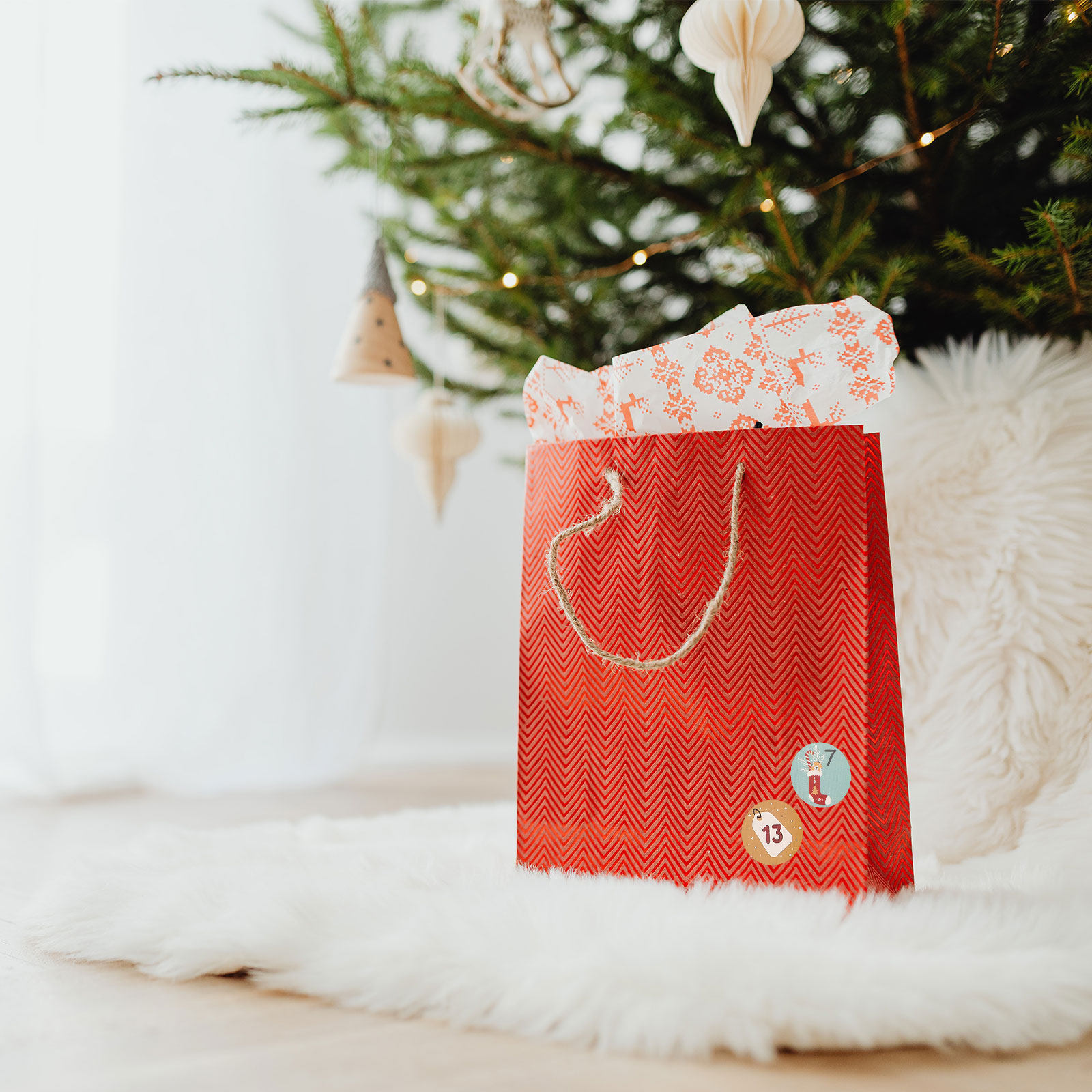 10 vellen kerstdecoratie ronde - Advent Calendar Gift recensie en prijs