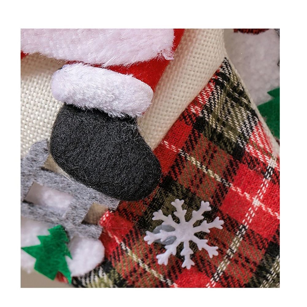 Veelkleurige kerstsok Sneeuwpo - Christmas Stocking Hanging recensie en prijs