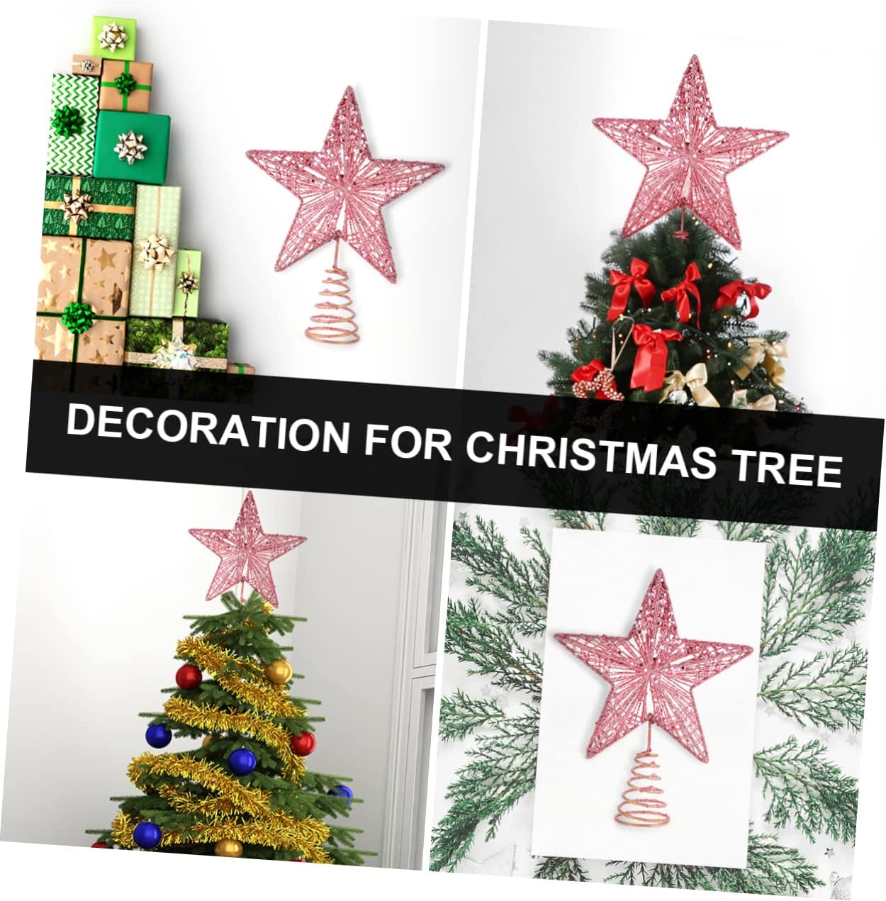 20 Kerstboom Topper Ster Goud  - Star Tree Topper recensie en prijs