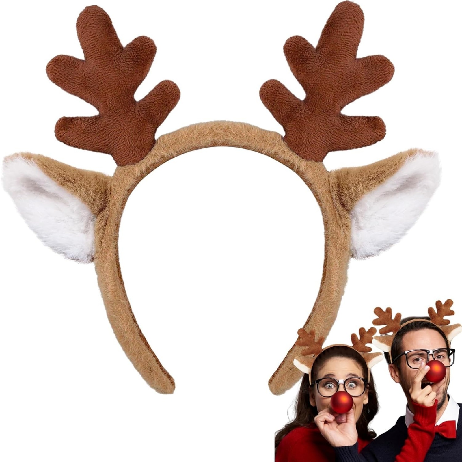 1PC Kerstrendiergewei Hoofdban - Reindeer Antlers Headband recensie en prijs