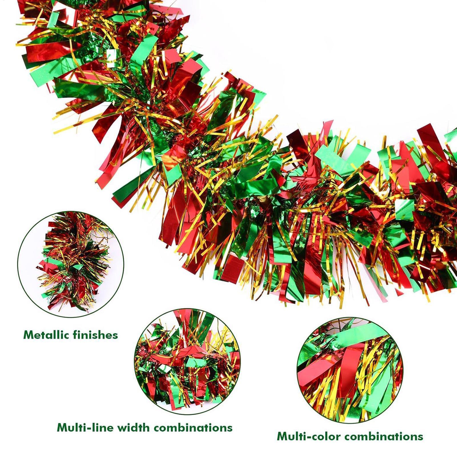 Kerst klatergoud slinger 6,5ft - Tinsel Garland Decoration recensie en prijs