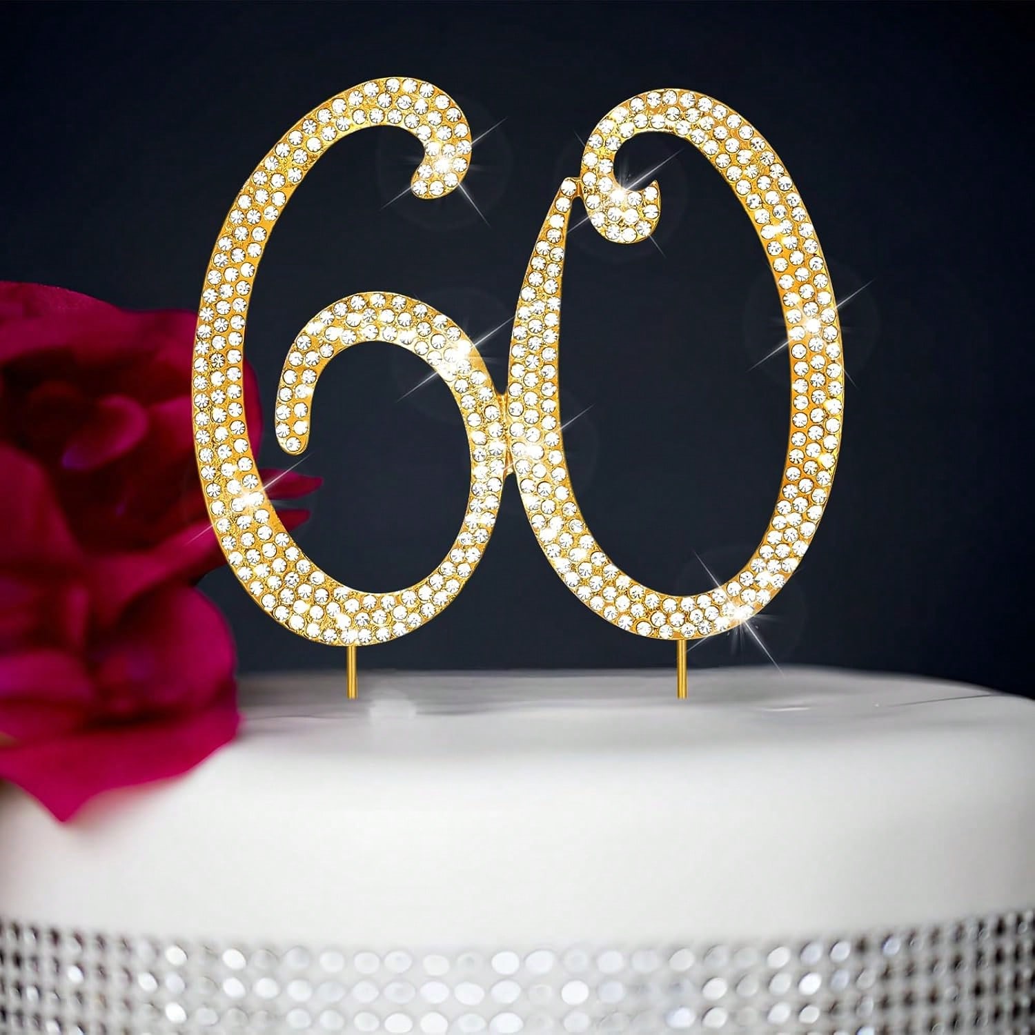 Grote gouden strass-nummer taa - Holiday Candle Set recensie en prijs