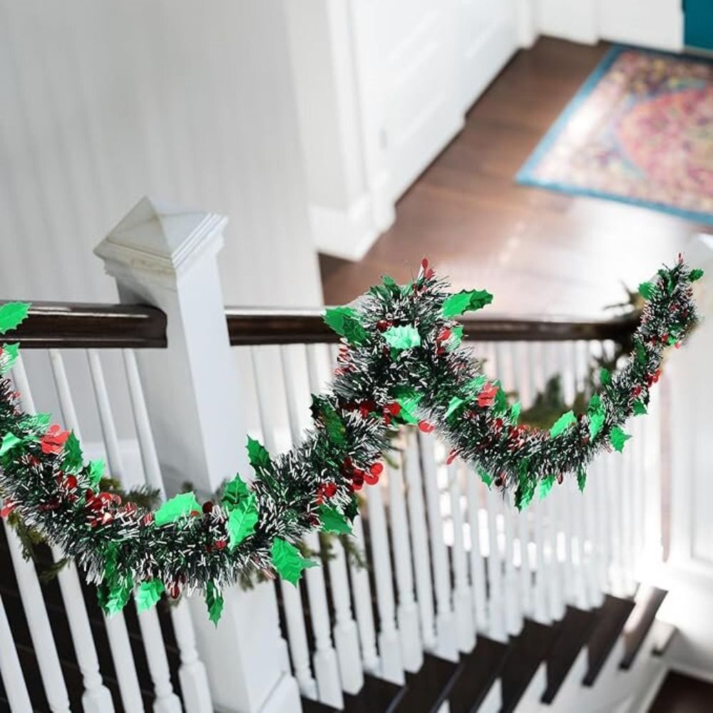 2 Stuks Herbruikbare 2M Kerst  - Tinsel Garland Decoration recensie en prijs