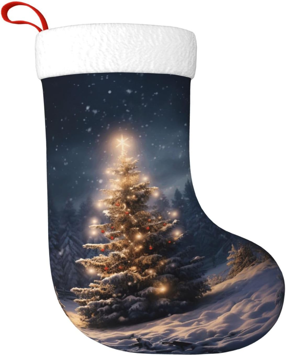 Kerstboom Sneeuw cadeau Kousen - Christmas Stocking Hanging recensie en prijs
