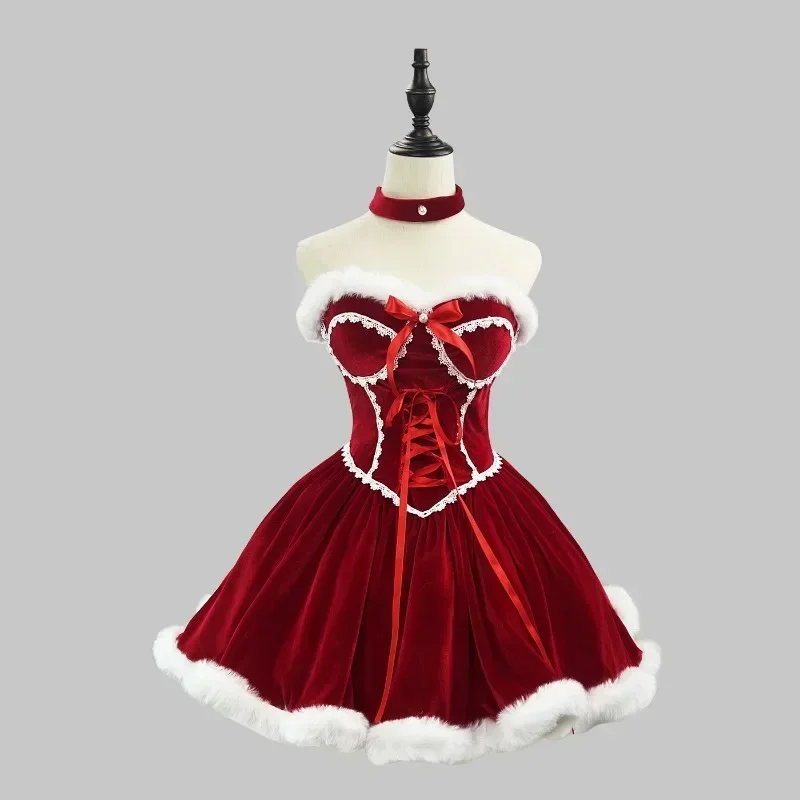 Nieuwjaar Rode Jurk Mantel Cos - Elf Costume Christmas recensie en prijs