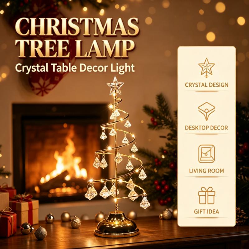 Kerstboomtafellamp, op batteri - Star Tree Topper recensie en prijs