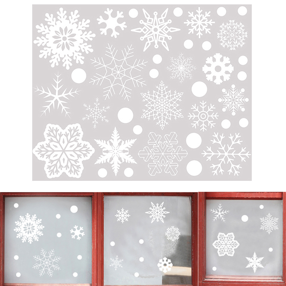 37 Stuks Gift Xmas Festival Be - Snowflake Window Decal recensie en prijs