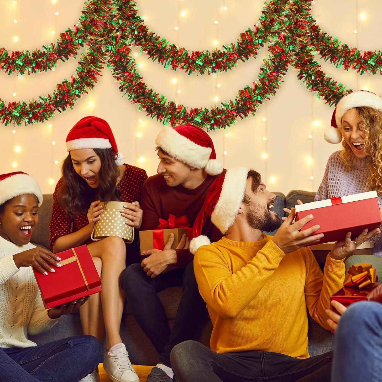 Kerst klatergoud slinger spran - Tinsel Garland Decoration recensie en prijs