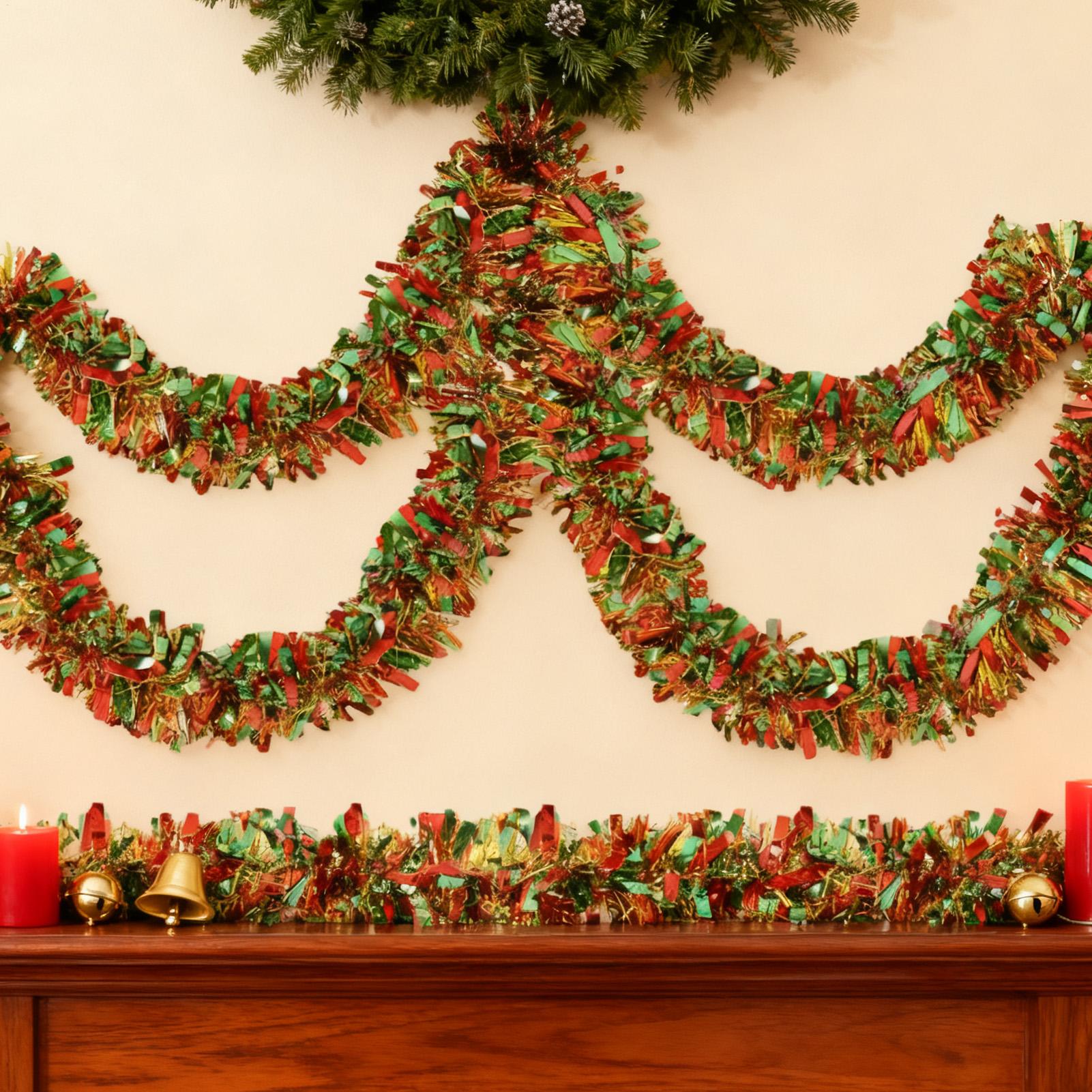 Kerst klatergoud slinger spran - Tinsel Garland Decoration recensie en prijs