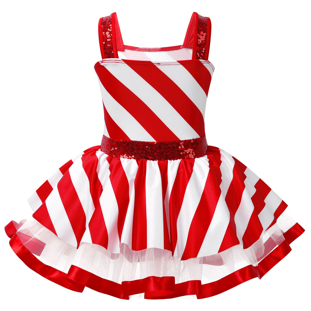 Meisjes Kerst Candy Cane Kostu - Elf Costume Christmas recensie en prijs