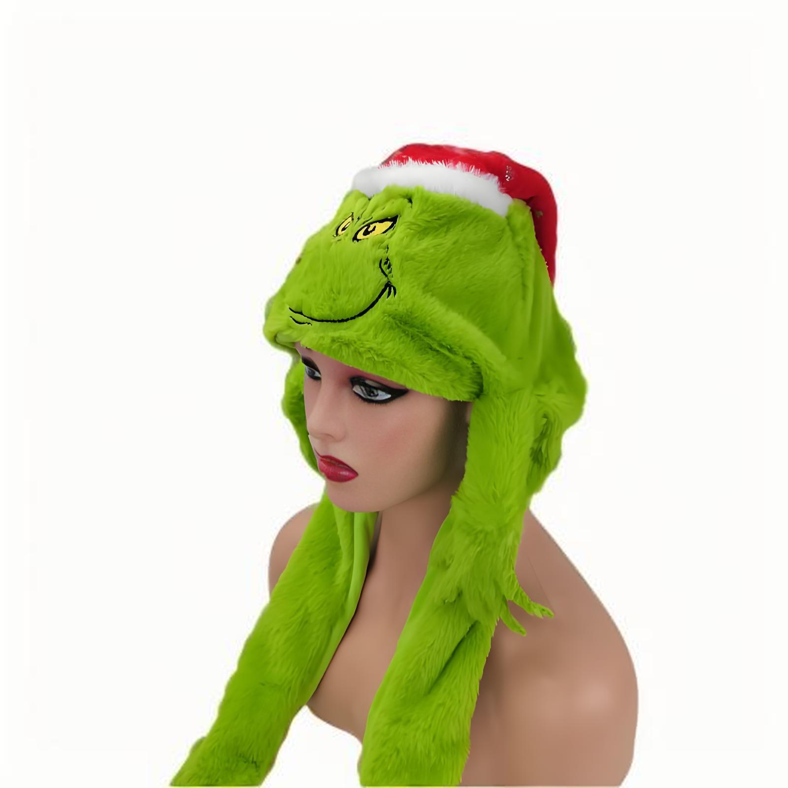 Pluche Grincese Hoed Cap Sjaal - Santa Hat Plush recensie en prijs