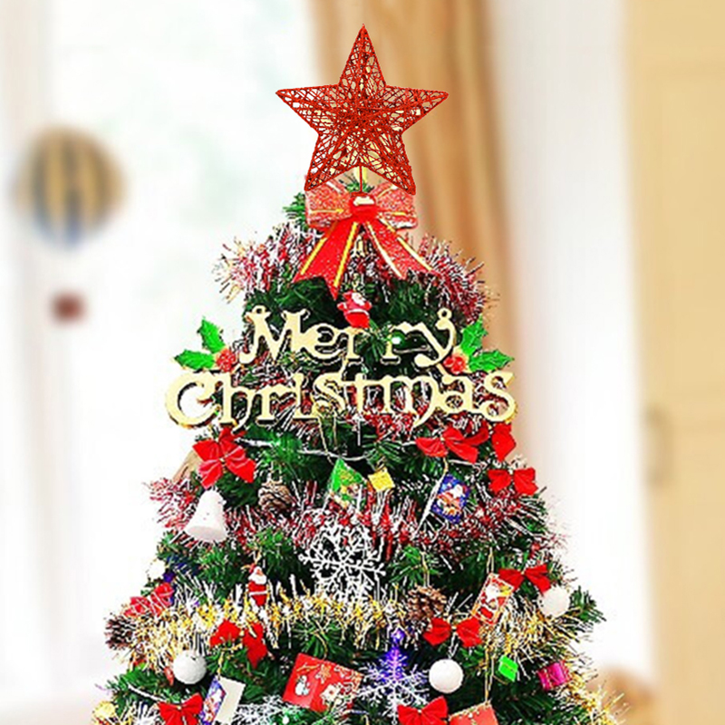 1 st Goud/Zilver/Rood/Blauw Gl - Star Tree Topper recensie en prijs