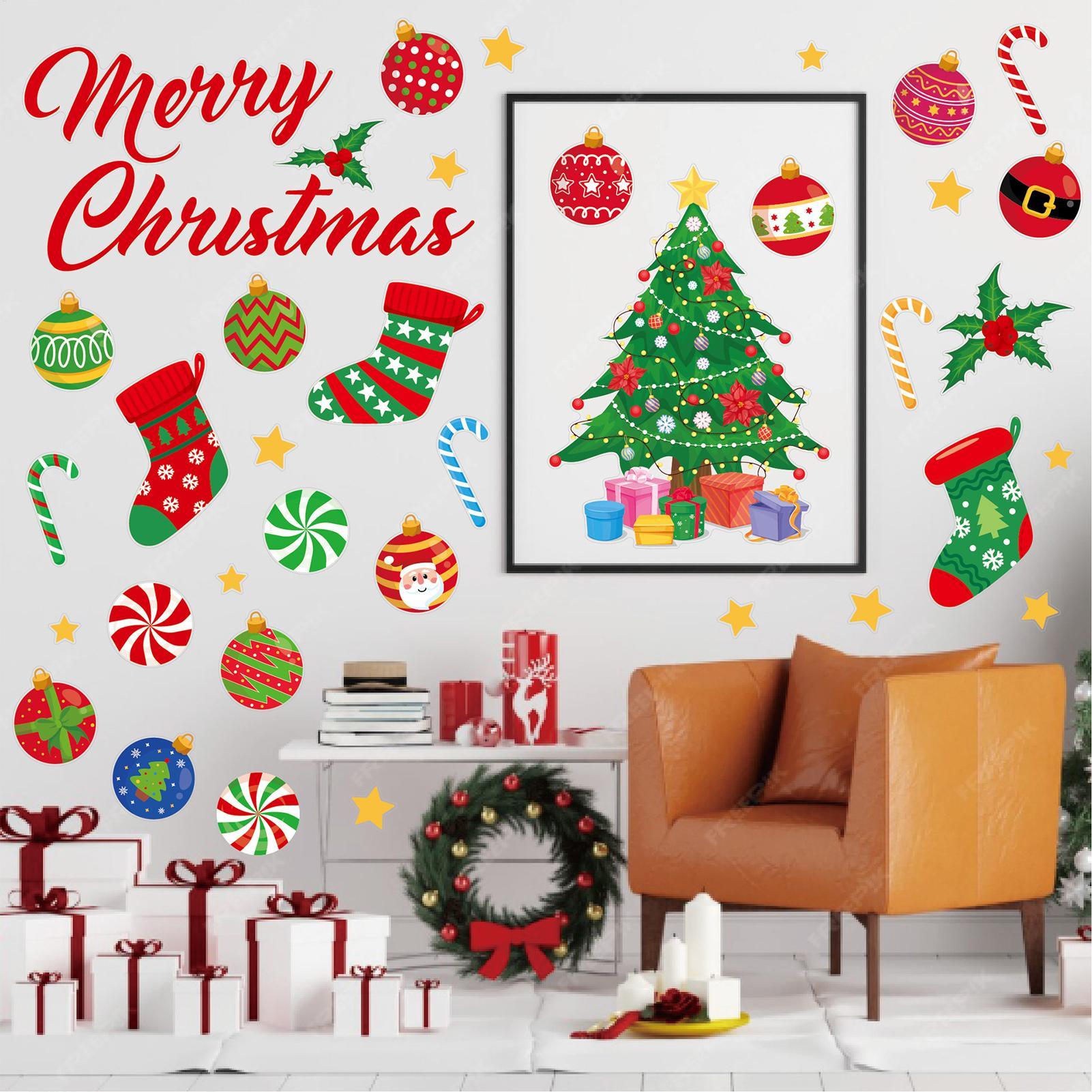 3-delige kerstmuurstickers raa - Snowflake Window Decal recensie en prijs