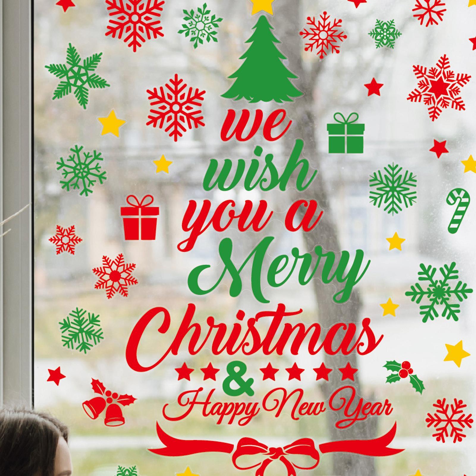 3-delige kerstmuurstickers raa - Snowflake Window Decal recensie en prijs