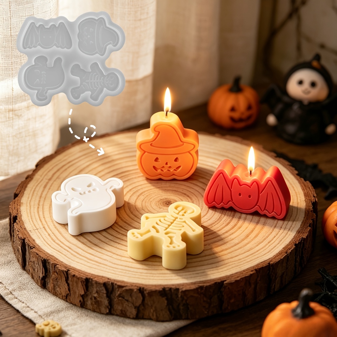 4-delige siliconenhars malset  - Holiday Candle Set recensie en prijs