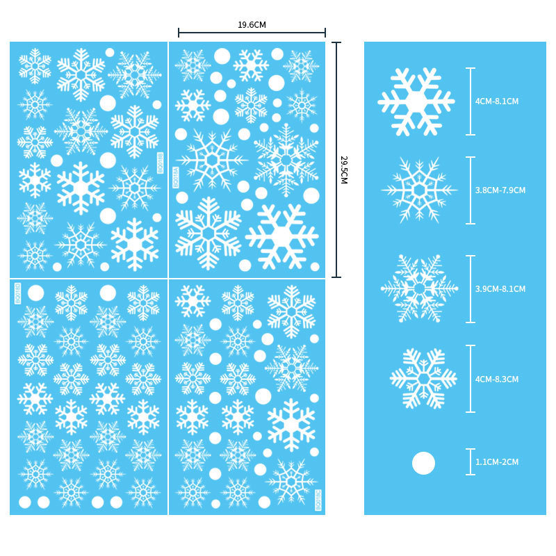 Afneembare kerst PVC statische - Snowflake Window Decal recensie en prijs
