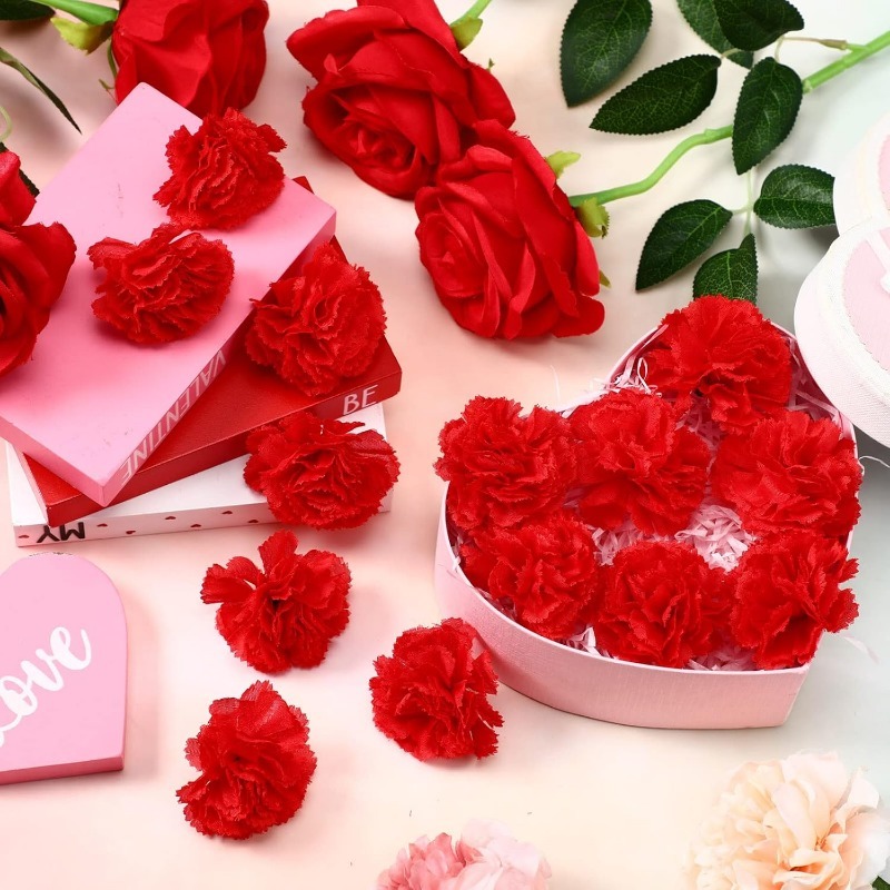 10/20 Stuks Rose Kunstbloem Ho - Christmas Wreath Fake recensie en prijs