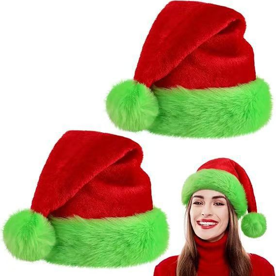 1 STUK/10 STUK Kerstmuts van p - Santa Hat Plush recensie en prijs